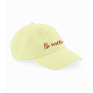 Juan Carlos - "No worries" Dad hat - Yellow